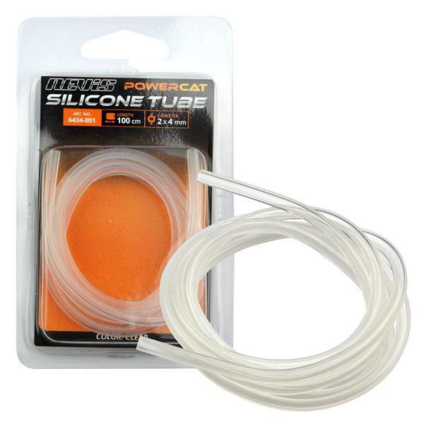 Nevis Silicone tube Transparent 100cm 4mm