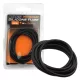 Nevis Silicone Tube Black 100cm 4mm