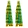 Reiva Silicone Skirt Green-Yellow 9cm 2db
