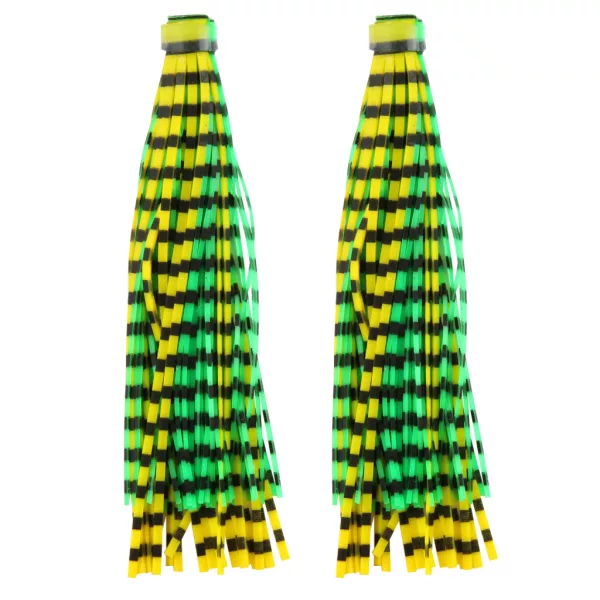Reiva Silicone Skirt Green-Yellow 9cm 2db