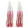 Reiva Silicone Skirt White-Red 9cm 2pcs