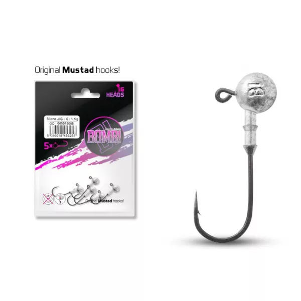 Delphin BOMB! JIG head 10/0 - 80gr - 5db