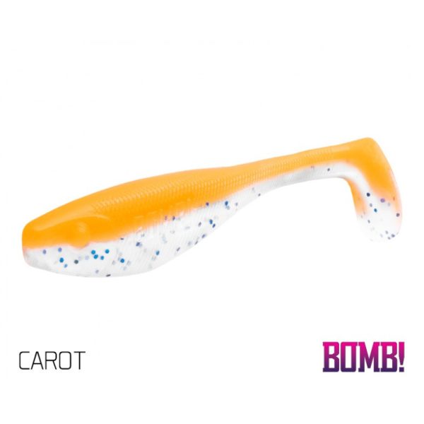 Delphin FATTY rubber neck CAROT 100mm - 5pcs