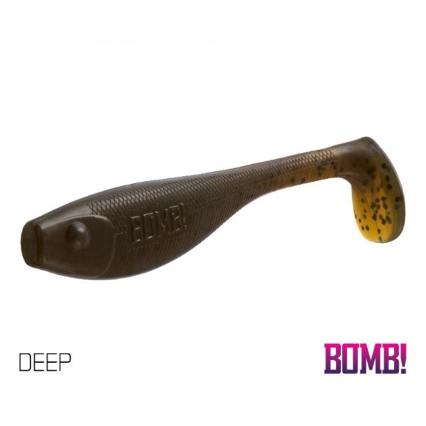 Delphin FATTY rubber fish DEEP 100mm - 5pcs
