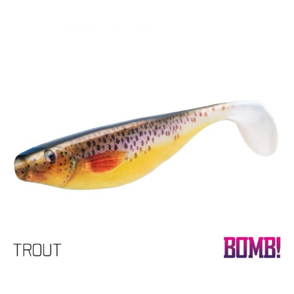 Delphin HYPNO rubber neck 3D TROUT 90mm - 3db