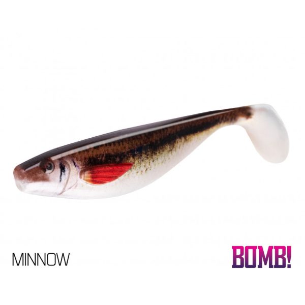 Delphin HYPNO rubber neck 3D MINNOW 90mm - 3db