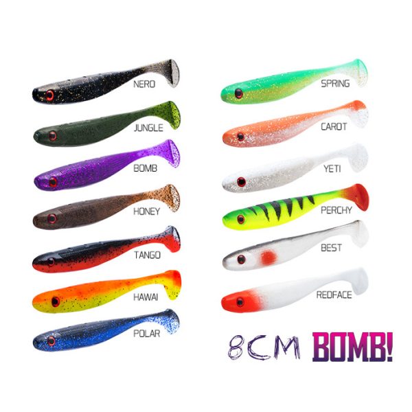 Delphin Rippa Gumihal Hawai 8cm 5pcs