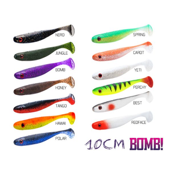 Delphin Rippa Gumihal Carot 10cm 5pcs