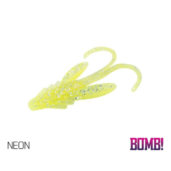 Delphin NYMPHA rubber fish NEON 25mm - 10pcs