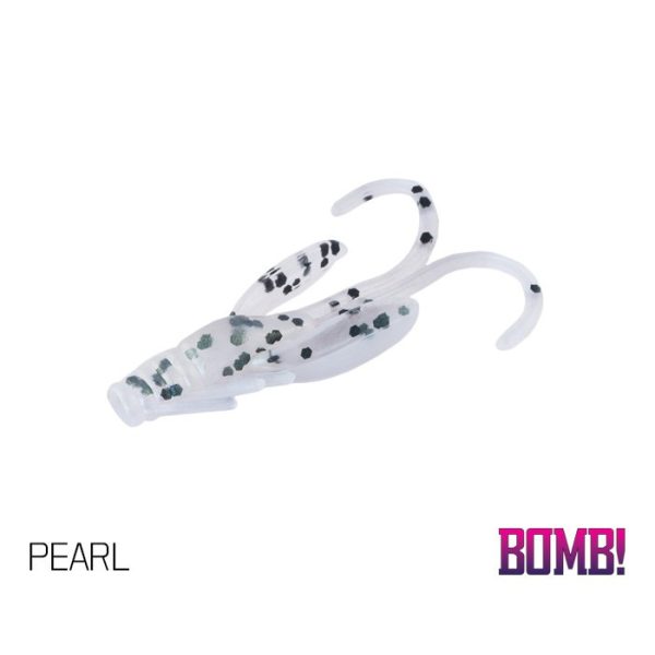 Delphin NYMPHA rubber neck PEARL 25mm - 10pcs