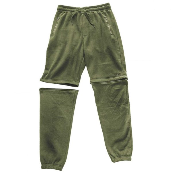 Navitas Zip Off Jogga Green Sweatpants XXXL