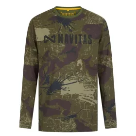Navitas Identity Camo Long Sleeve Tee S T-Shirt
