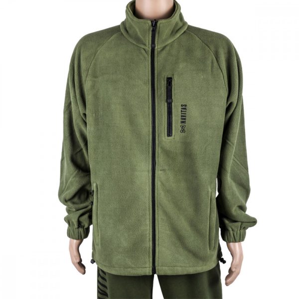 Navitas - Atlas Zip Fleece Green - Thermal jacket - M - Sweaters, T-shirts, vests