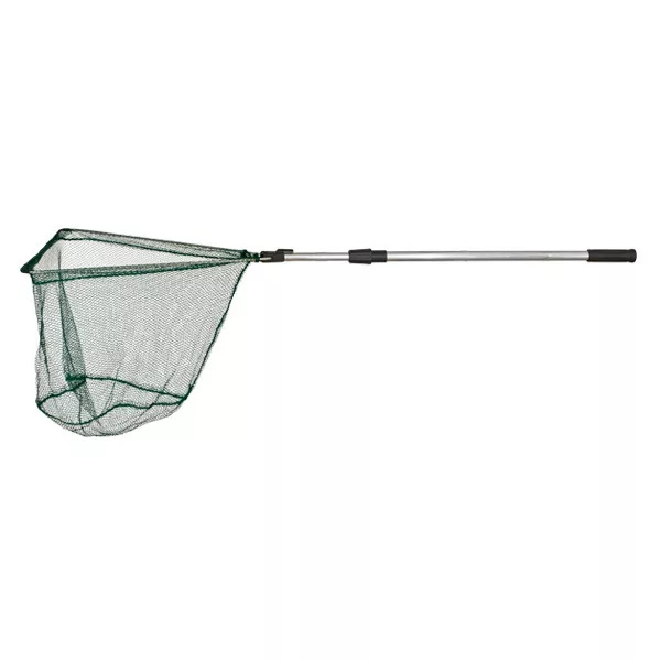 Aluminium Landing Net Basic 2R. 1.70M Green - Landing Net Handle with Net