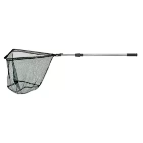   Aluminium Landing Net Basic 2R. 1.70M Black - Landing Net Handle with Net