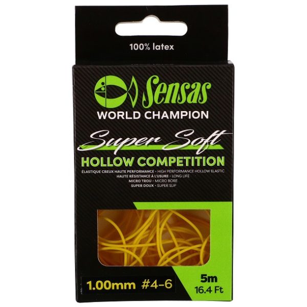 Sensas Hollow Competition Super Soft 1mm 5m Hollow Tube Rubber