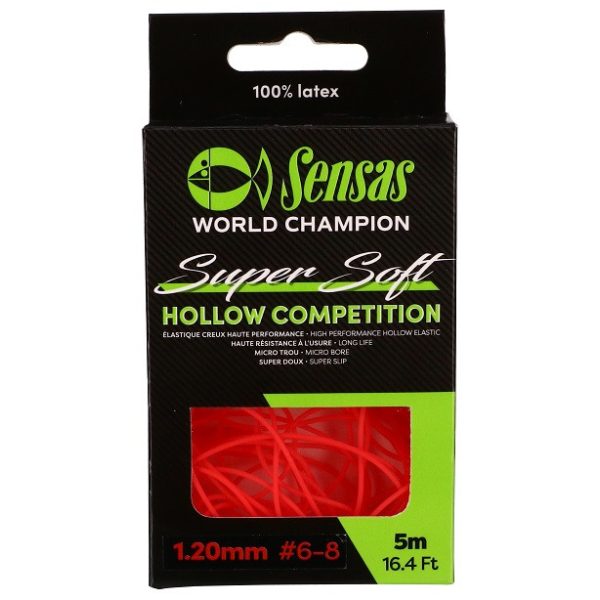 Sensas Hollow Competition Super Soft 1,2mm 5m Hollow Tube Rubber