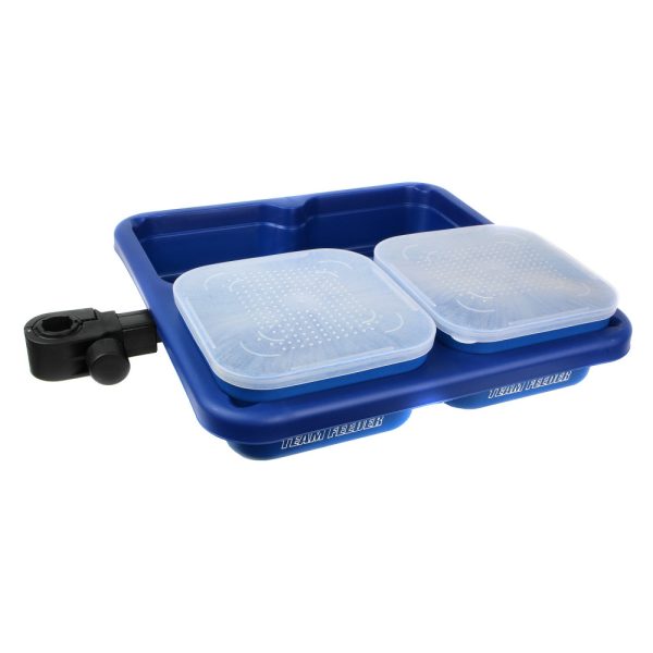 Haldorado By Döme TF Side tray with bait boxes 36.5x36.5x7.5cm