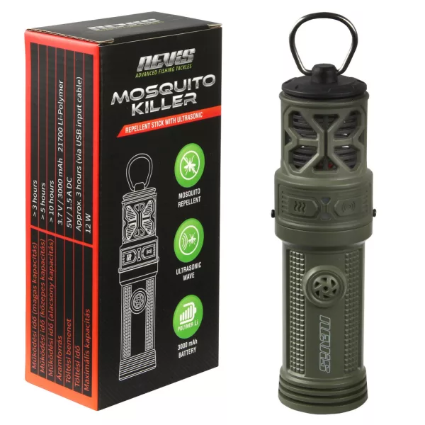 Nevis Mosquito Killer Ultrasonic Mosquito Repellent 40x42x164mm