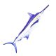 EnergoTeam The Monster Blue Marlin Lit Up 200cm Fisherman Pillow
