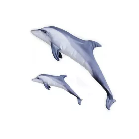 EnergoTeam The Bottlenose Dolphin Grey 55cm Fish Pillow