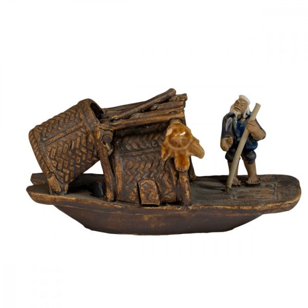 Ceramic Figura With Boat Medium 1