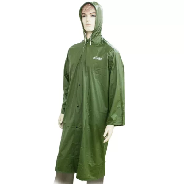 Outdoor PVC Poncho Olive Rain Poncho XXL