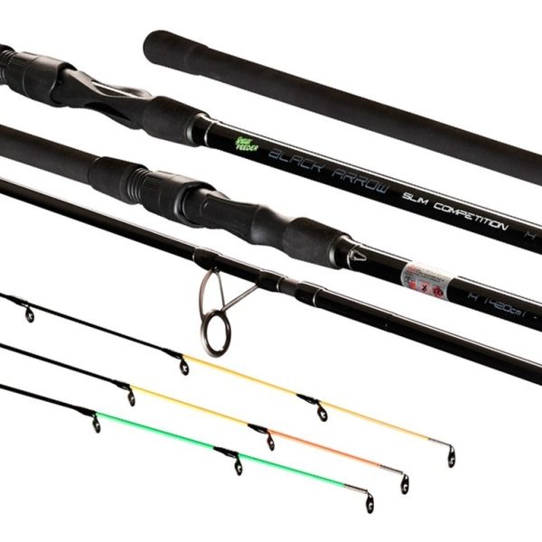Sensas Black Arrow Slim Competition 4,2m 150-200gr 3+3 piece Feeder Bot