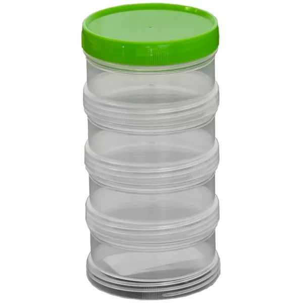 SCREW-ON PLASTIC BOX 4-PIECE - Tackle box