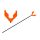 Carp Expert U-Shaped Rod Rest Orange 45cm