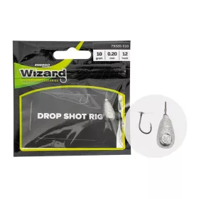   Wizard DROPSHOT LEADER MEDIUM 15G 0.25 SIZE 8 HOOK Dropshot rig