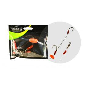   Wizard Monster Surface Livebait Double Monobraid Rig 6/0+8/0 Specimen Catfish Rig