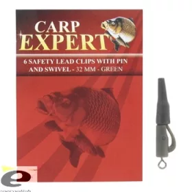 Carp Expert Safety Lead Clip with Swivel