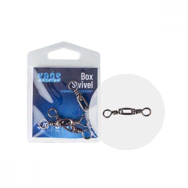Koos Catfish Box Swivel Brass 5/0 2Pcs/Bag