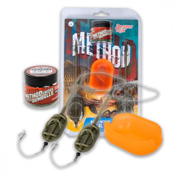 Benzár Mix Rapid Method Arc XL Rig Set 30gr 2pcs rig + filler + bait Bottom Fishing