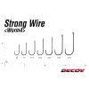 Decoy Worm 4 Strong Wire 5/0 Eyed Barbed Single Predator Hook 5pcs