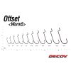Decoy Worm 5 4/0 Offset Hook 6pcs