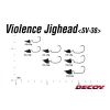 Decoy SV-38 Violence #6 1.8gr Offset Jig Head 5db
