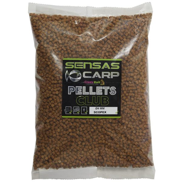 Sensas Scopex Club Pellets 4mm Feeding pellets 1kg
