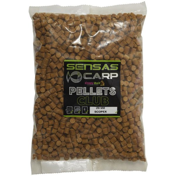 Sensas Scopex Club Pellets 8mm Feeding pellets 1kg