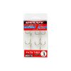 Decoy T-S21 Belly Hook #1/0 Eyed Barbed Treble Hook 4pcs