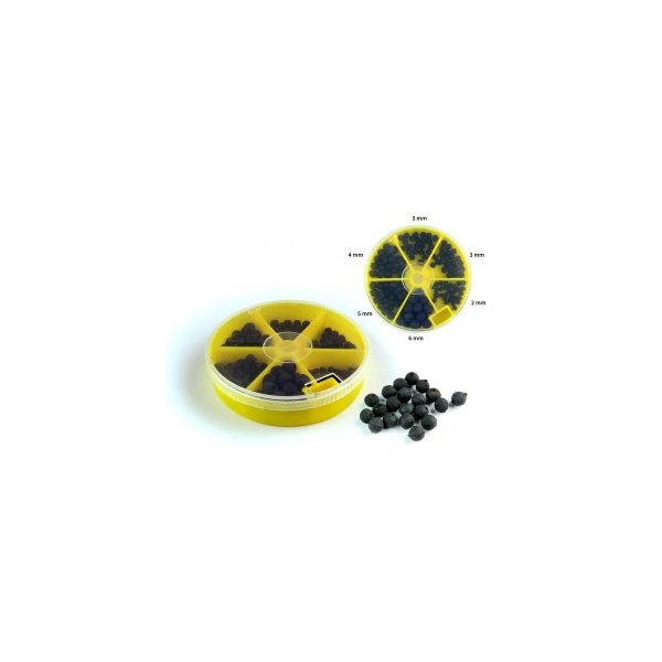 Set of rubber bumpers