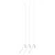 Nevis Anti-tangle Tube 30cm White 3pcs (3452-1)