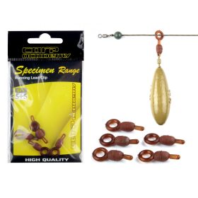 Carp Academy Sliding Lead Clip Brown 5pcs