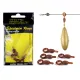Carp Academy Sliding Lead Clip Brown 5pcs