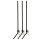Anti-skid tube black 20cm 3dpcs/cs.