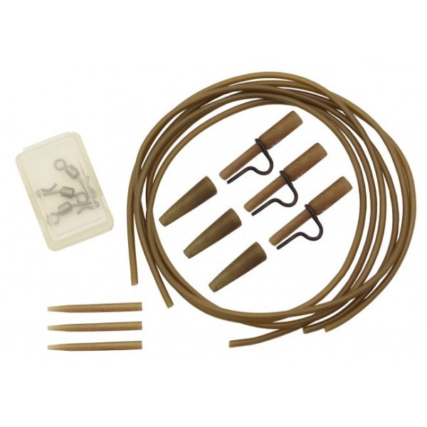 Carp Academy Complete End Tackle - on Soft Tube Brown 3pcs