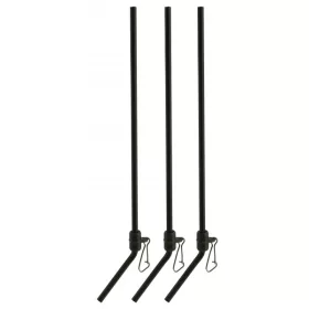 Anti-tangle tube black 15cm 3pcs/pack.