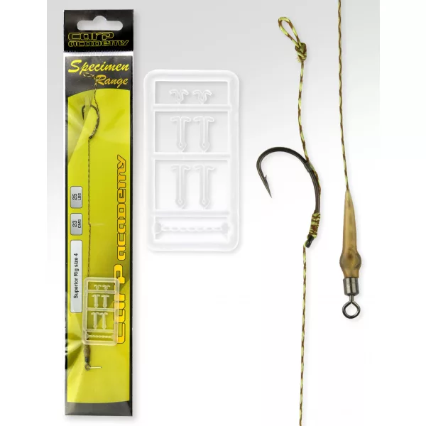 Carp Academy Boilie Rig Black 4 1pc/pack Eyed Barbed Boilie hook