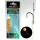 Nevis Feeder braided leader, with spike Black 6 3pcs/pack Eyed Barbed Feeder hook